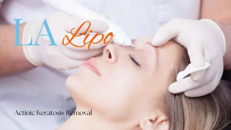 Woman receiving Actinic Keratosis Removal Treatment White City