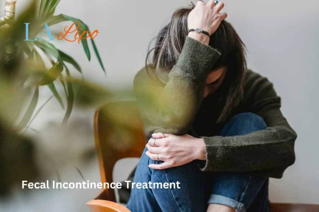 woman worried about fecal incontinence diet White City