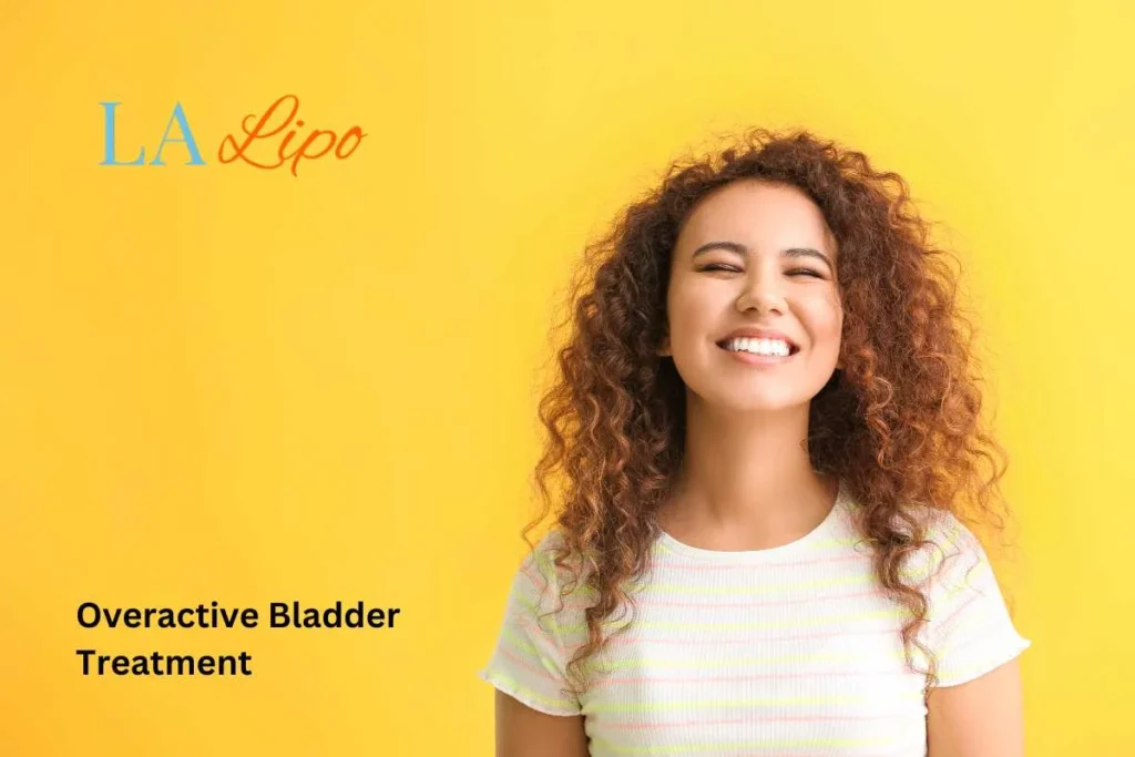 woman smiling about overactive bladder treatment White City solutions