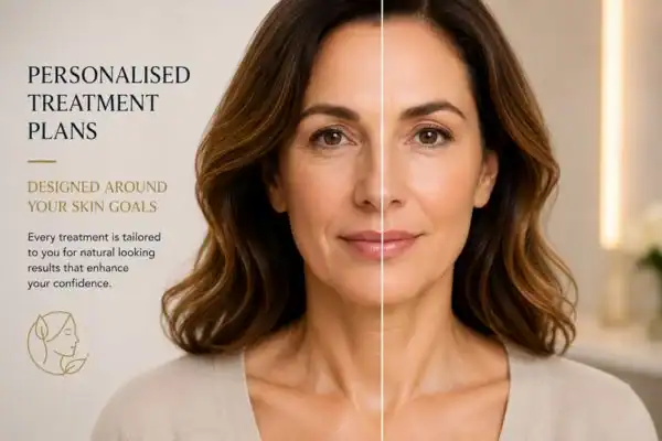 Before and after results of Collagen Lift Therapy White City